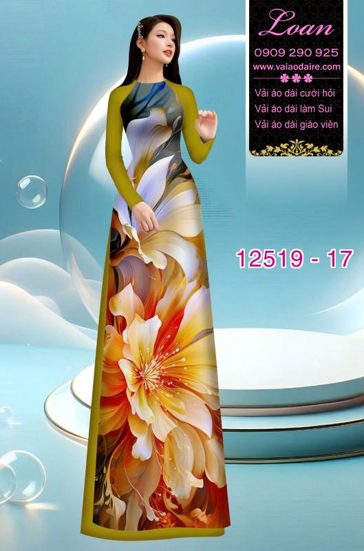 Vải áo dài hoa ảo Vải áo dài hoa ảo