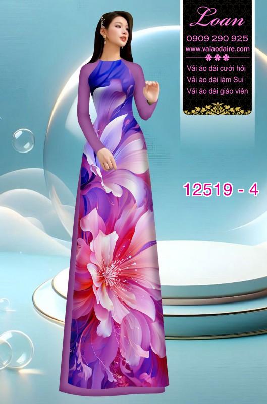 Vải áo dài hoa ảo Vải áo dài hoa ảo