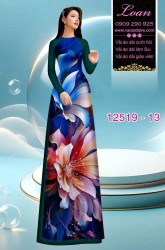 Vải áo dài hoa ảo