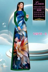 Vải áo dài hoa ảo