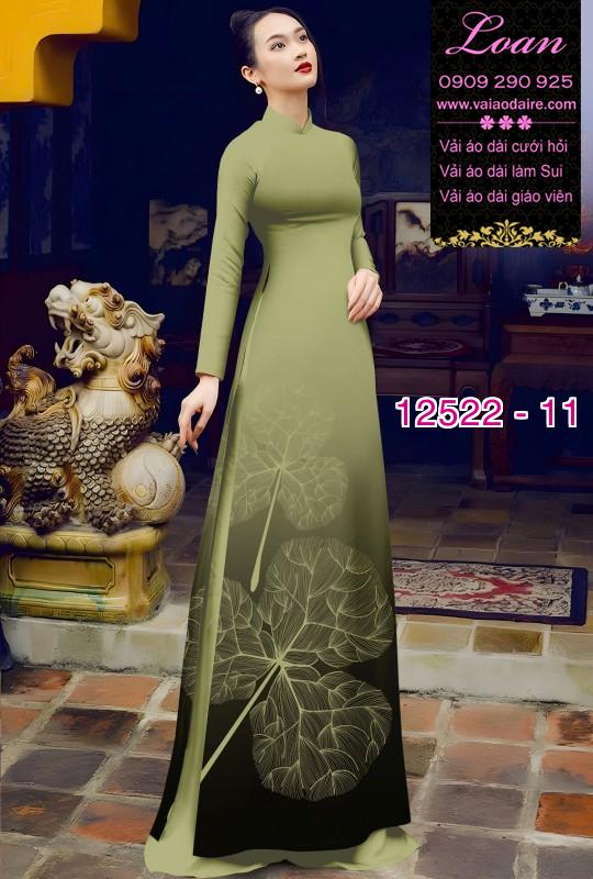Vải áo dài in hai da độc đáo