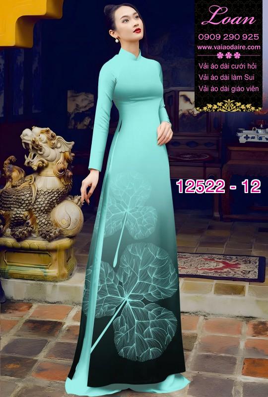 Vải áo dài in hai da độc đáo