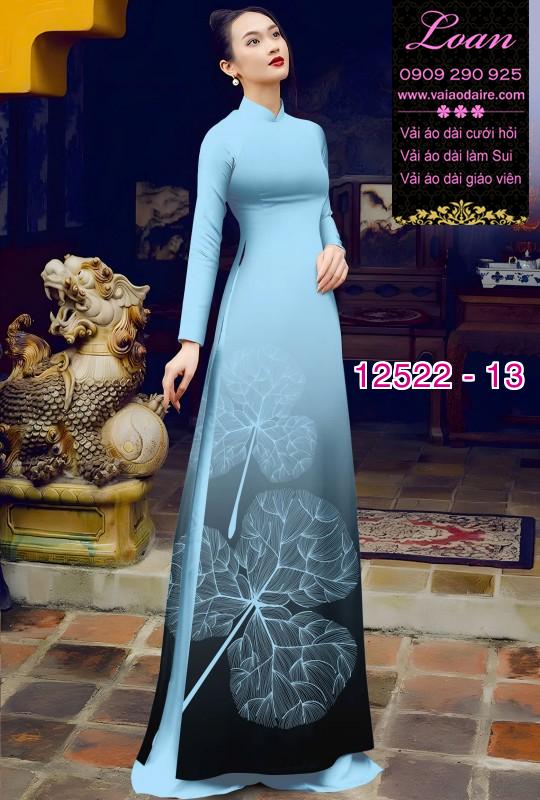Vải áo dài in hai da độc đáo