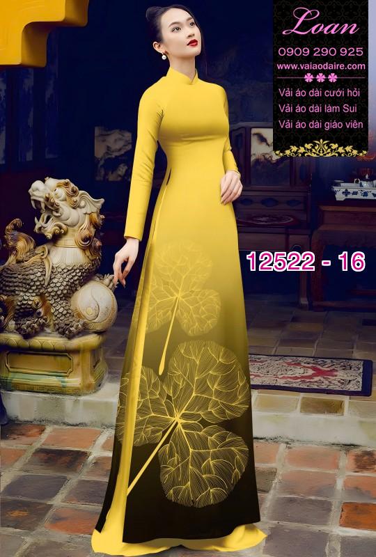 Vải áo dài in hai da độc đáo