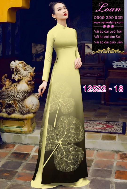 Vải áo dài in hai da độc đáo