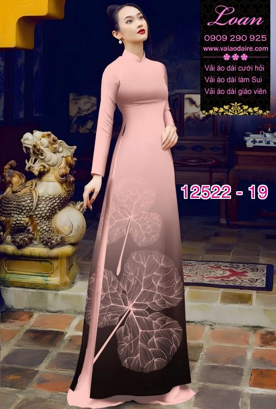 Vải áo dài in hai da độc đáo