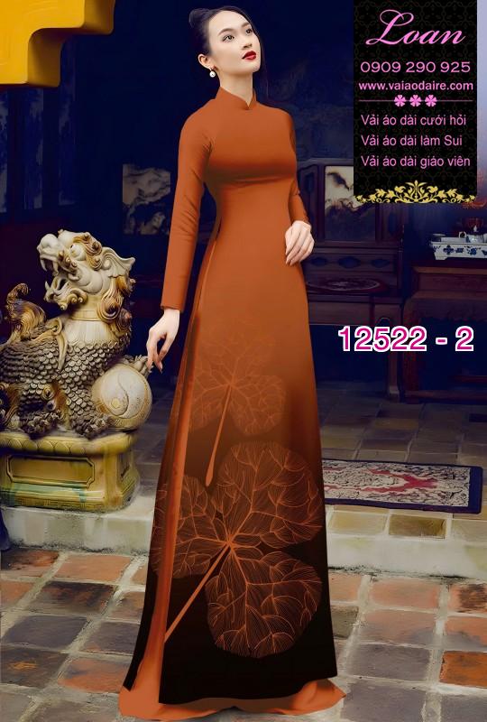 Vải áo dài in hai da độc đáo