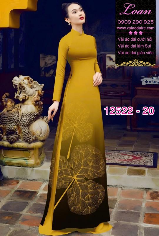 Vải áo dài in hai da độc đáo