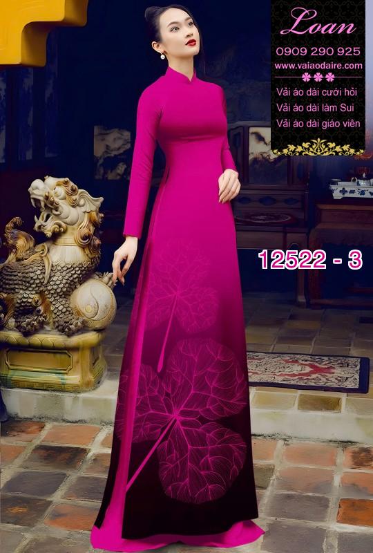 Vải áo dài in hai da độc đáo