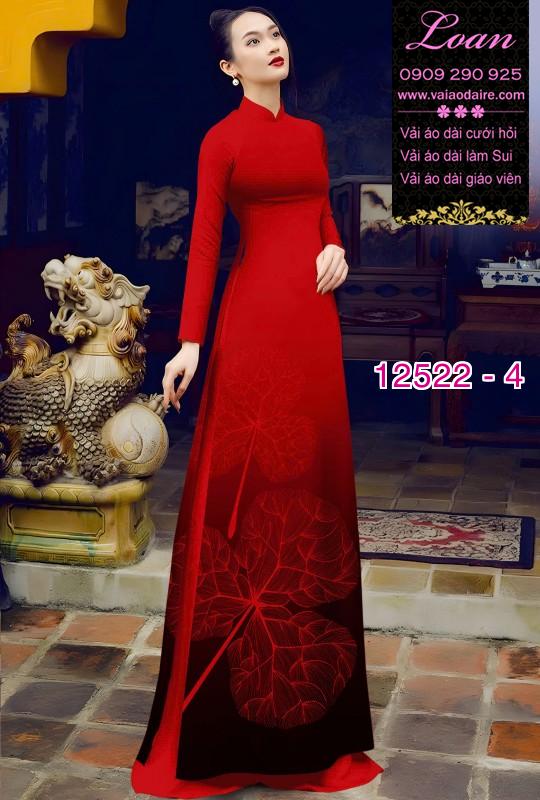 Vải áo dài in hai da độc đáo