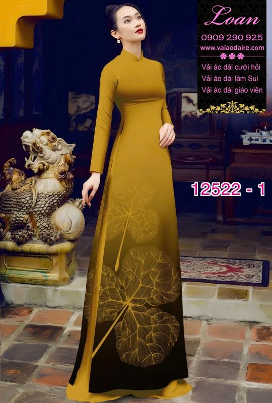 Vải áo dài in hai da độc đáo