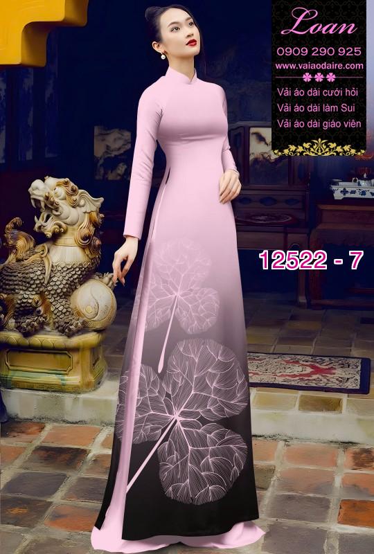 Vải áo dài in hai da độc đáo