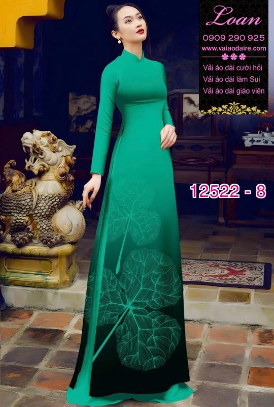 Vải áo dài in hai da độc đáo