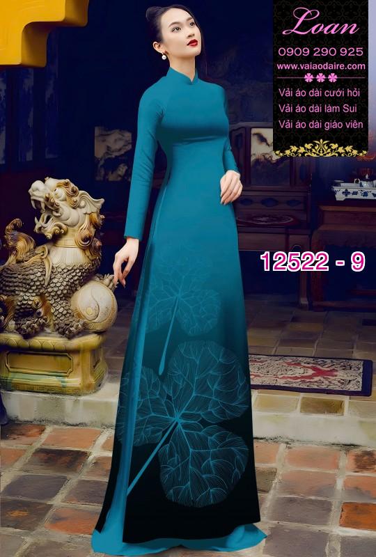 Vải áo dài in hai da độc đáo