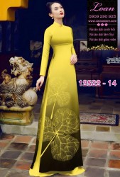 Vải áo dài in hai da độc đáo
