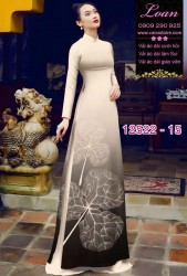 Vải áo dài in hai da độc đáo