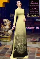 Vải áo dài in hai da độc đáo