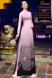 Vải áo dài in hai da độc đáo