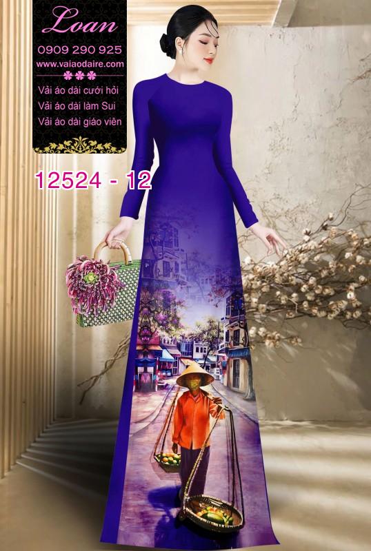 Vải áo dài gánh hàng rong