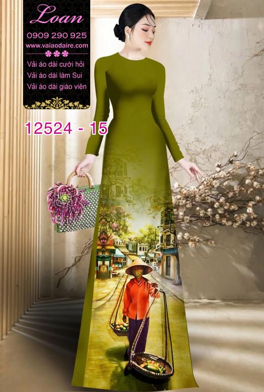 Vải áo dài gánh hàng rong