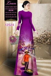 Vải áo dài gánh hàng rong