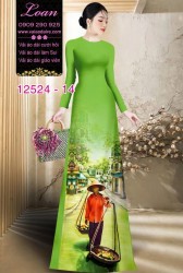 Vải áo dài gánh hàng rong