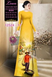 Vải áo dài gánh hàng rong