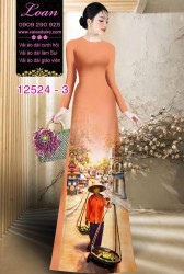 Vải áo dài gánh hàng rong