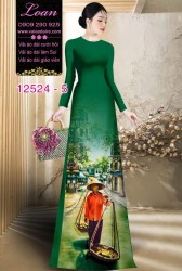 Vải áo dài gánh hàng rong