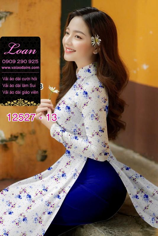 Vải áo dài hoa nhỏ nguyên áo Vải áo dài hoa nhỏ nguyên áo