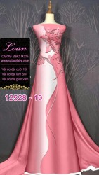 Vải áo dài lụa Mã Não in 3D