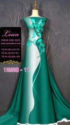 Vải áo dài lụa Mã Não in 3D