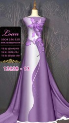 Vải áo dài lụa Mã Não in 3D
