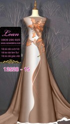 Vải áo dài lụa Mã Não in 3D