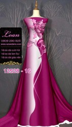 Vải áo dài lụa Mã Não in 3D
