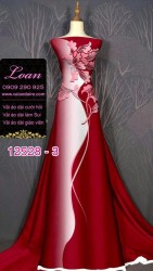 Vải áo dài lụa Mã Não in 3D