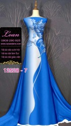 Vải áo dài lụa Mã Não in 3D