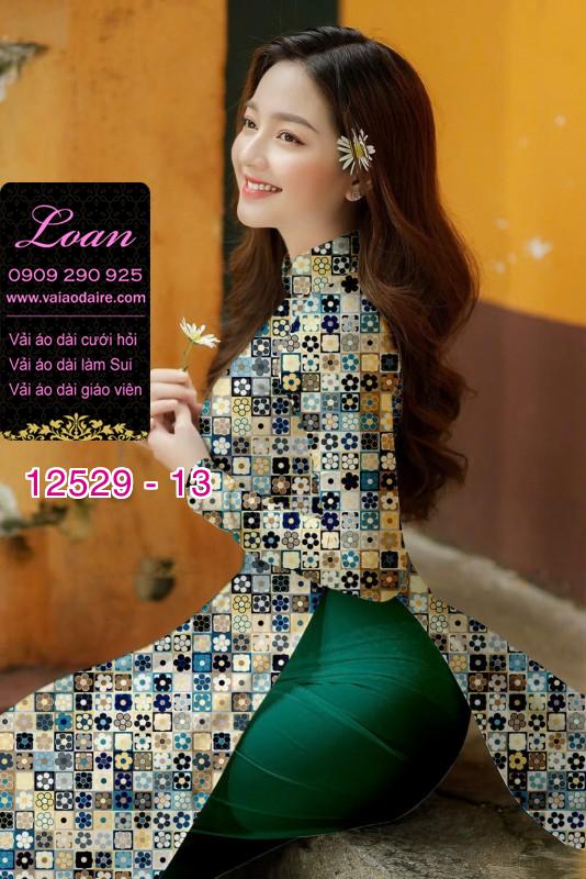 Vải áo dài hoa nhỏ toàn thân Vải áo dài hoa nhỏ toàn thân