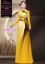 Vải áo dài hoa in 3D