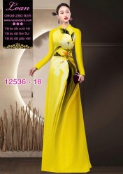 Vải áo dài hoa in 3D