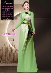 Vải áo dài hoa in 3D