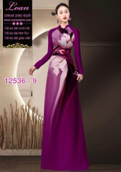 Vải áo dài hoa in 3D