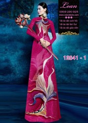 Vải áo dài họa tiết lập thể