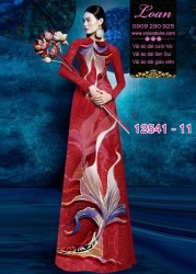 Vải áo dài họa tiết lập thể