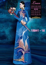 Vải áo dài họa tiết lập thể
