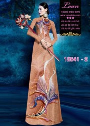 Vải áo dài họa tiết lập thể
