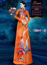 Vải áo dài họa tiết lập thể