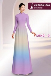 Vải áo dài loang màu đẹp