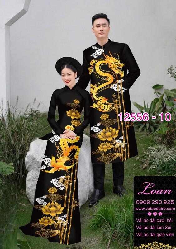 Áo Dài Đôi Nam Nữ – Họa Tiết Rồng Phượng Áo Dài Đôi Nam Nữ – Họa Tiết Rồng Phượng