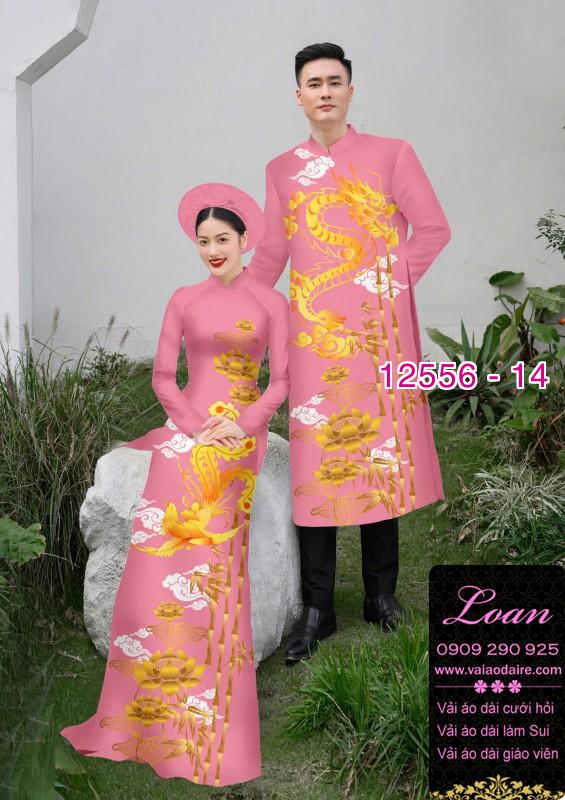 Áo Dài Đôi Nam Nữ – Họa Tiết Rồng Phượng Áo Dài Đôi Nam Nữ – Họa Tiết Rồng Phượng